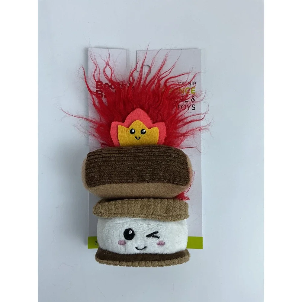 2 Boots Barkley Catnip S SMore Fire‎ Cat Toys Set Of Two All Day Play
